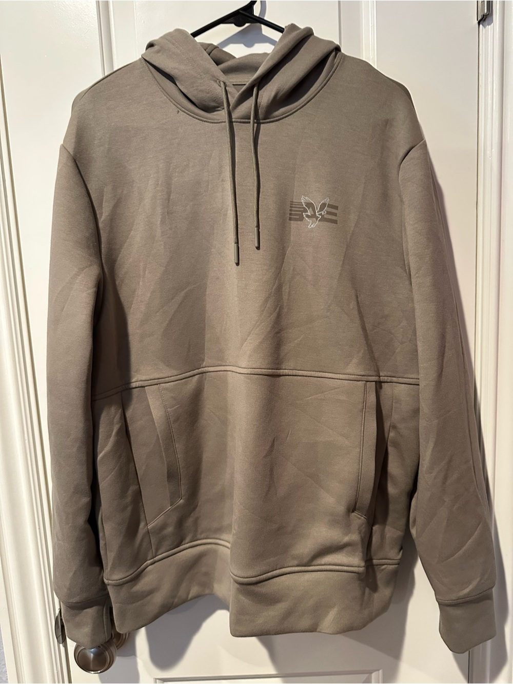 Men's Lightweight Hooded Sweatshirt - Taupe